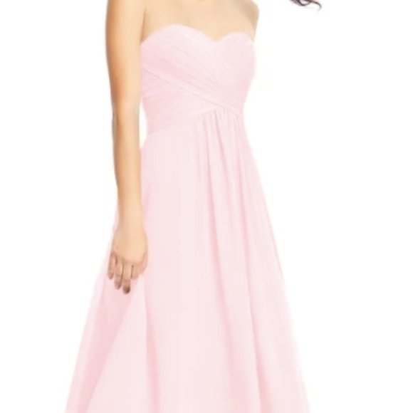 NWT: Azazie Yazmin Blush Pink Size A8 - Picture 1 of 2